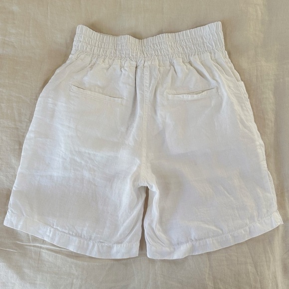 WRAP 100% Linen Shorts US 4 - Picture 2 of 8